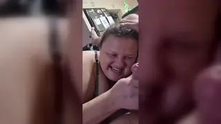 Curvy MILF Swallows Every Drop in a Late-Night POV Blowjob