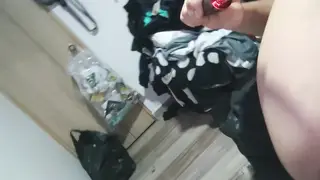Latina in Halloween Cosplay Cheats with Stepbrother