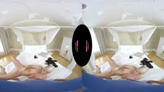 Voluptuous European MILF Rides Hard in VR POV