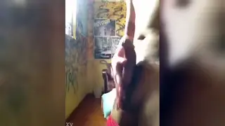 Straight-Identified Guy Tries Solo Play on Camera