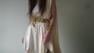 Brunette Goddess Commands Lesbian Feet Worship