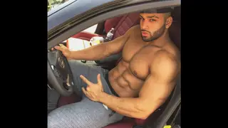 Muscular Hunk Explores First Time With Another Man