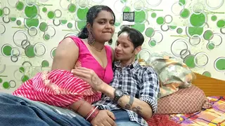 Voluptuous Indian Stepmom Drains Her Stepson With Oral Skills