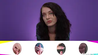 Petite Brunette Reacts to a Tiny Cock With a Surprised Smile