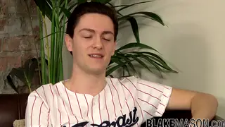 British Twink Finishes Casting Interview With Intense Solo