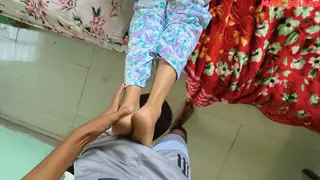 Petite Indian Girlfriend Takes a BBC Doggystyle
