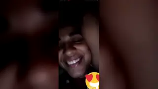 Busty Indian MILF Flashes Boobs on Solo Video Call