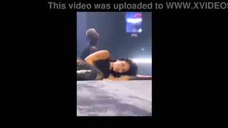 Curvy Woman Twerks Seductively Showing Off Voluptuous Figure