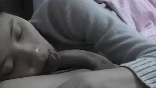 Asian Woman Delivers a Slow, Deep Blowjob