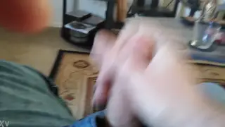 Latino Stud Strokes Thick Shaft on Camera