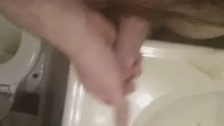 Amateur Handjob POV Ends with a Hot Cumshot