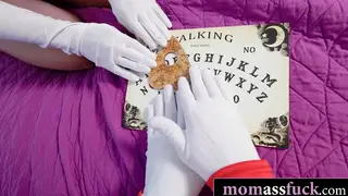 Blonde Stepmom Takes Anal in Costume on Halloween Night
