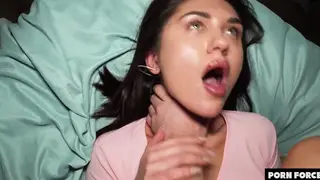 Petite Teen Gets Pounded in the Shower