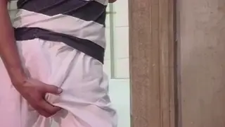 Uncut Lovers Trade Deep Blowjobs Before a Poolside Climax