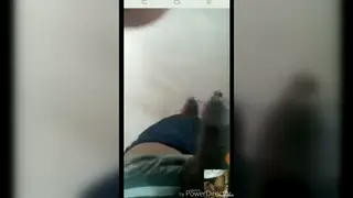Indian Guy Strokes Hard on a Video Call
