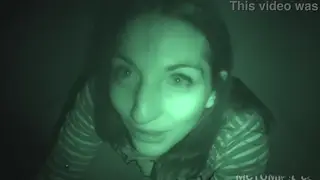 Curvy Arab Teen Ex-Girlfriend Rides Hard in Night-Vision Bedroom Clip