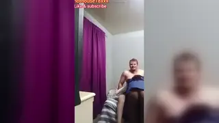 Petite Ebony Stepdaughter in Uniform Sucks Older Man Then Takes Doggystyle