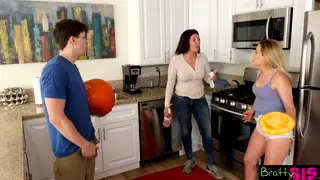 Blonde Stepmom Watches Creampie Finish