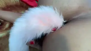 Curvy Amateur Plugs Tight Ass with Toy in Solo Play