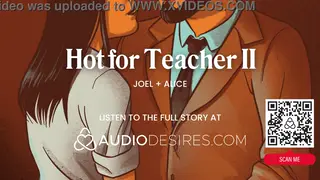 Dominant Teacher Claims Student Over Classroom Desk
