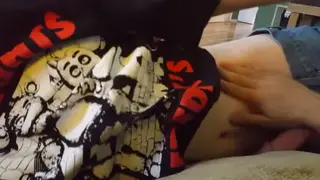 Two Buddies Trade Blowjobs and Swap Loads on the Couch