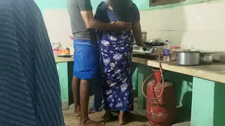 Curvy Asian Mature Woman Invites Lover to Kitchen