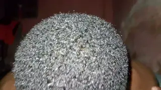 Mature Asian Man Strokes to Climax in Bedroom