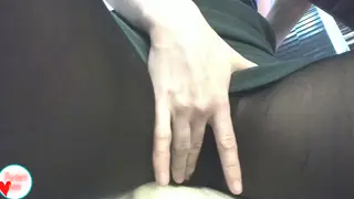 Office Worker Pleasures Herself in Nylons Until She Squirts