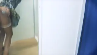 Curvy Indian Woman Takes a Stranger Anally in a Store Changing Room