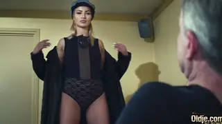 Older Man Submits to Dominant Babe in Femdom Encounter