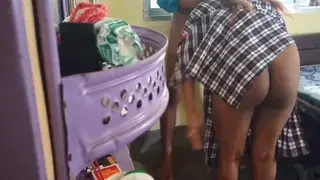 Curvy Indian Teacher Bends Over for Doggystyle