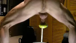 European Amateur Takes Toy Doggystyle Until Cumshot