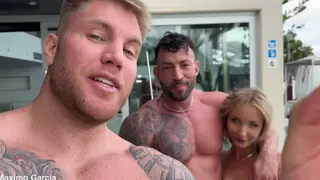 Petite French Blonde Swallows After Deep Anal and Squirting
