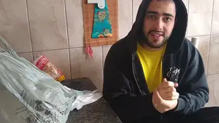 Latina MILF Drains Delivery Guy in Kitchen Casting