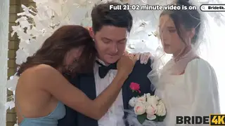 Petite Bride Takes Anal From Toastmaster While Husband Watches