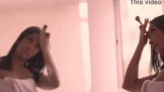 Brunette Beauty Reveals Anal Prep in BTS Footage