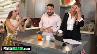 Stepdad Disciplines Bratty Stepdaughter With Rough Sex