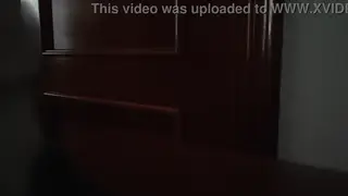 Wife Moans Loud in Hotel While Husband Listens Remotely