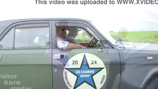 Petite Suspect Takes Hard Anal from Two Cops