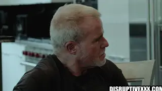 Mature Daddy Disciplines Stepson with Rough Oral