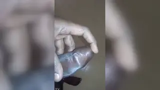 Solo Guy Strokes His Hard Cock to a Quick Finish in a Homemade Clip