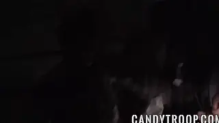 Muscular Military Men Collide in Outdoor Shower Orgy