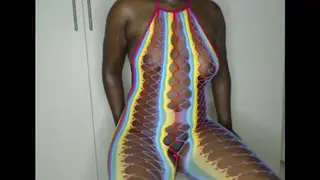 Busty Ebony Lesbians Compilation in Fishnet and Heels