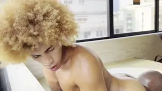 Mature Black Daddy Feeds Thick Cock to Latino Bottom