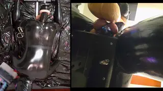 European Twink Endures Bondage and Toy Play in Latex