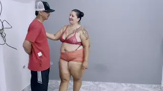 Busty Latina Neighbor Drains Big Cock Doggystyle