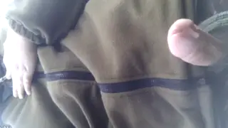 Solo Performer Strokes Himself in Private Session