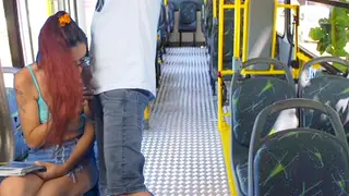 Redhead Latina Schoolgirl Enjoys Public Transport Sex