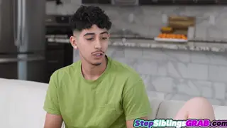 Stepsister Teases in Dusting Roleplay