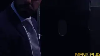 Bearded Latino Hunk Fucks Hung Bottom Through Gloryhole